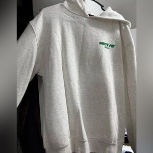 White fox hoodie